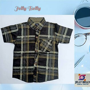 Jelly Belly - Summer Boys Shirt Kids Shirts Fashion Cotton Soft Short Sleeve Baby Boy Shirt for Kids