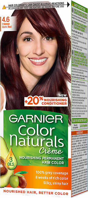 Garnier Color Naturals - 4.6 Intense Dark Red Hair Color