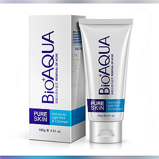 Bioaqua - Facial Cleanser Acne Treatment Blackhead Remover Oil Whitening Shrink Pores Skin Care