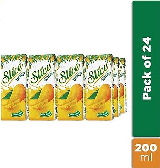 Slice Mango Juice Tetra Pack 200 Ml Pack Of 24