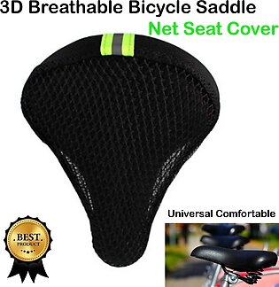 Mountain Bike Cycling Thickened Extra Comfort Ultra Soft Silicone 3D Gel Pad Cushion Cover Bicycle Saddle Seat