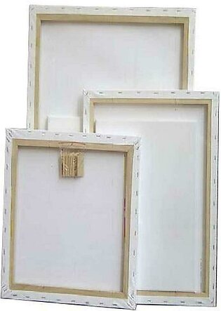 Blank Canvas Board - 6 x 6,12 x 18, & 18 x 24 - Pack Of 3 - Best For Acrylic & Oil Painting