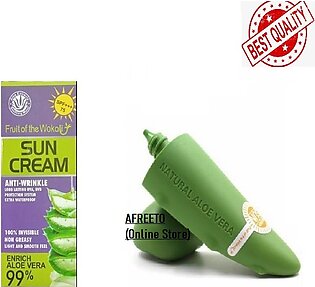 Aloe Mild Sun Block SPF 70+ Aloe Vera Protect Skin From Sun Damage