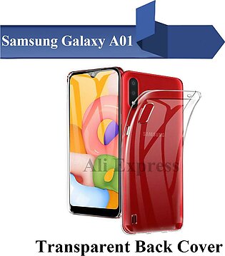 Samsung Galaxy A01 Back Cover Transparent Soft Crystal Clear Case For Samsung Galaxy A01