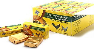 Chicken Cube - Flavor stock - 24 Packs- 48 cubes - For soups, meals and dishes - perfect taste of chicken - SAC