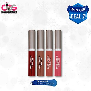 Glamorous Face Winter Deals, Winter Offers, 4 Matte Liquid Lipsticks, Deal Of The Day, 07
