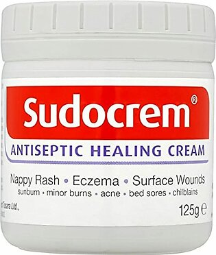 Sudocrem Antiseptic Healing Cream 125 G | Nappy Rash | Eczema | Acne |sunburn | Bedsores And Chilblains | Soothing Dry Skin And Calming Redness|