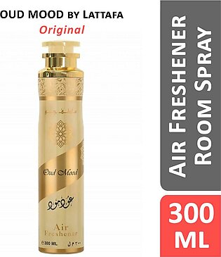 Oud Mood Lattafa Perfumes Air Freshener Room Spray - 300 Ml