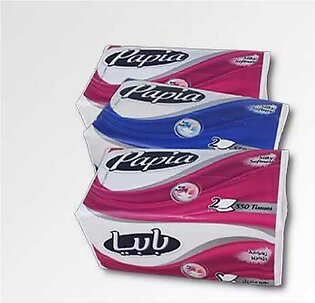 Papia Tissue Silky Soft (2ply 550 Sheets) Pack Of 3