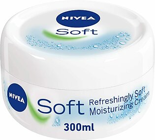 NIVEA Soft Refreshing & Moisturizing Cream, Jar 300ml