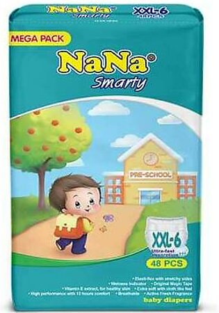 Nana Smarty Diapers Mega Xxl 14-25kg (48pcs) Size-6