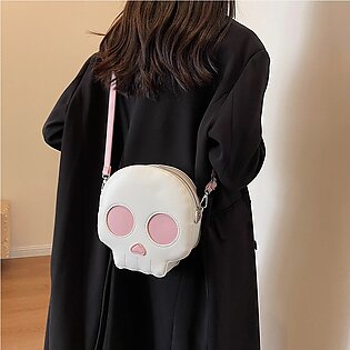 Skull Crossbody Bag For Women Girls Cute Funny Shoulder Sling Bag Phone Purse Halloween Candy Bag Gift 2023