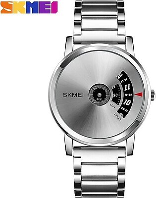 Skmei Stainless Steel Chain Quartz Waterproof Wrist Watch For Men- 1260