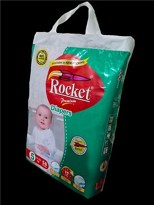Rocket Diaper All Size, Premium Quality Diaper 11-25 Kg, 58 Pieces, Rocket Diapers, Rocket, Rocket Diaper Size 5, Rocket Diaper Size 4, Rocket Diaper Size 2, Rocket Diaper Size 1