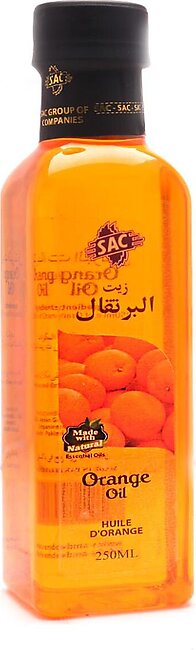 Orange Oil - 250ml Herbal Oil For Skin, Health And Aromatherapy