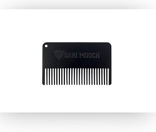 Dari Mooch - Pocket Comb Gentle On Hair Stainless Steel Durable