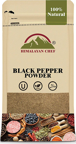 Himalayan Chef Kali Mirch Powder - 100g | Black Pepper Powder