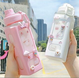Kawai Water Bottle/ Korean Water Bottle/ Cute Water Bottle 800ml