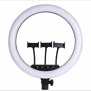 36cm Ring Light 288 Led Dimmable 5600k With Mobile Holder For Tiktok And Youtube Videos And Live Photography