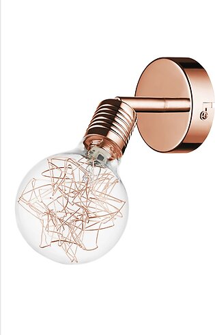 Minimalist Copper Bulb Fixture Sconce Wall Light Lighting Indoor Restaurant Fancy LED Decorative Decor
