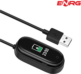 Energy - ENRG Xiaomi Mi Band 4 Charger Cable For Smart Watch Charging Black