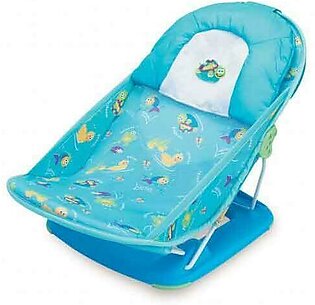 Baby Bather With Head Rest Pillow Blue