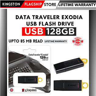 Kingston Usb Flash Drive 64/128/256 Gb Lifetime Warranty - Dt Exodia 3.2