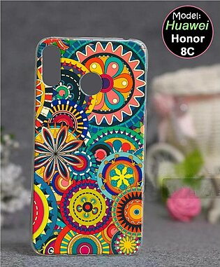 Huawei Honor 8c Mobile Cover - Floral Cover