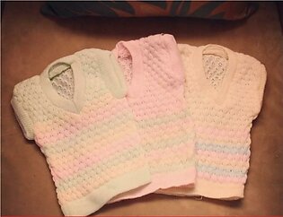 Inner Woolen Sweaters For New Born Babies Baby Baba Crochet Dress Set Handmade Crochet Sweater