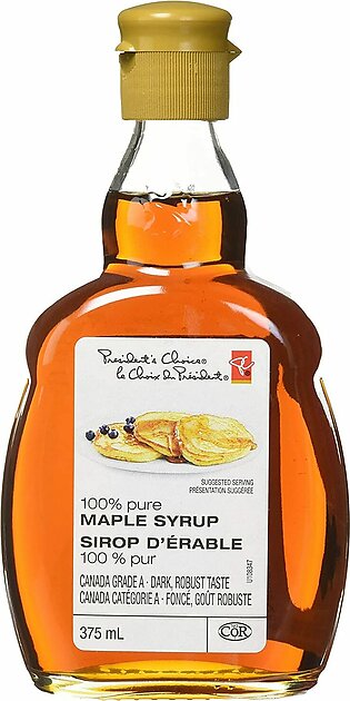 President Choice Maple Syrup Dark Robust Taste