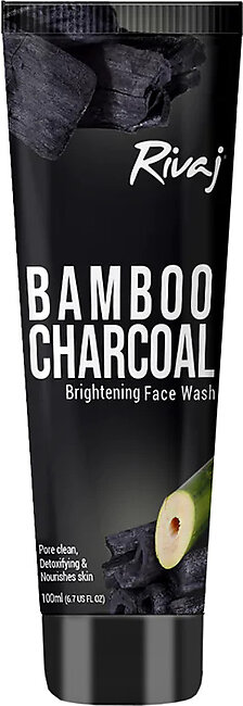 Rivaj UK - FACE WASH WITH BAMBOO CHARCOAL 100ML