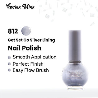 Swiss Miss Nail Polish Get Set Go Silver Lining (812)