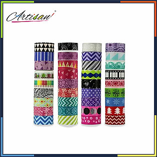 Artisan - Pack Of 10 Decorative Washi Tape Masking Tape