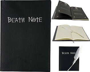 Death Note Notebook with feather pen and bookmark