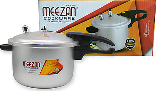 Meezan 5, 7, 9 & 11 Ltr Pressure Cooker Good Body - Pressure Indication Pin Pressure Control Weight Comfortable Handles Extra Safety Weight - Controlled GRS (Gasket Release System)