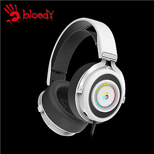 Bloody G535 Virtual 7.1 Surround Sound Gaming Headset - Rgb Flow Backlit - Usb - Noise Canceling Mic - For Pc, Laptop, Ps4, Ps5