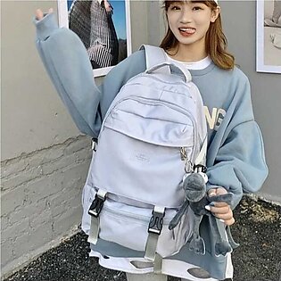 Kashif Luggage Girls Backpack College Student School Bag Multiple Pocket Nylon Backpack