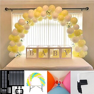 Balloon Table Arch Stand, Birthday Party Accessories, Table Arch, Wedding Decoration Balloons, Arch Frame Kit Wedding Decoration Balloons Arches Frame Kit Decoration Table Stand For Baby Shower Birthday Party Decoration Kids Balloons Accessories
