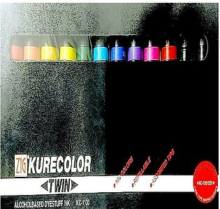 Zig Kurecolor Graphic Marker 12 Color