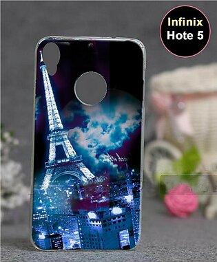 Infinix Hot 5 X559c Mobile Cover Eiffel Tower Style - Blue