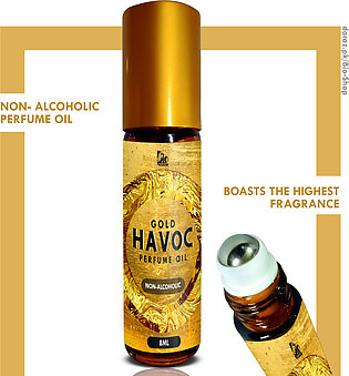 Havoc Gold Perfume Oil By Bio Shop Fragrances 100% Pure Oil Non-alcoholic