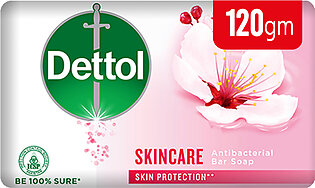 Dettol Antibacterial Soap Bar Effective Germ Protection Skincare 120gm