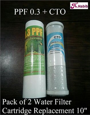 2 In 1 Bundle Offer ( Ppf 0.3 + Cto Water Filter Cartridge) 10