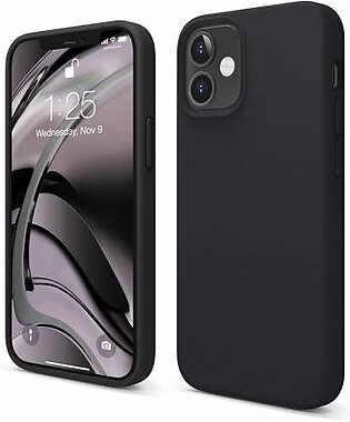 Iphone Official Black Silicone Case || Iphone 7 Plus To Iphone 14 Pro Max