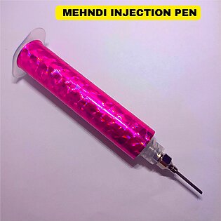 Henna Mehndi Injection Pen Only Ready to Use, Create Amazing Henna Designs by Henna Applicator Syringes Pen