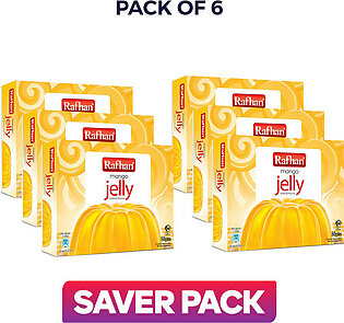 Rs.50 Off On Pack Of 6 Of Rafhan Dessert Mango Jelly - 80g