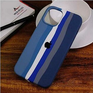 Rainbow Silicone Logo Case Cover Back Cover For Iphone 12 Pro Max