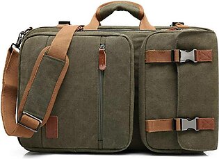 Coolbell CB-5503 Multi-Functional Messenger Bag Laptop Backpack High-Quality Water-Resistant Canvas Material Shoulder Bag Travel Backpack for Men & Women