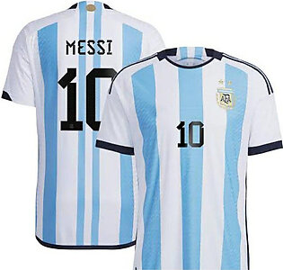 Messi Home T Shirt Kit 2022 Football Jersey -qatar Worlcup 2022