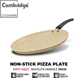 Cambridge Npp6621 Jasper Series Non Stick Pizza Plate/pizza Pan With Bakelight Handle